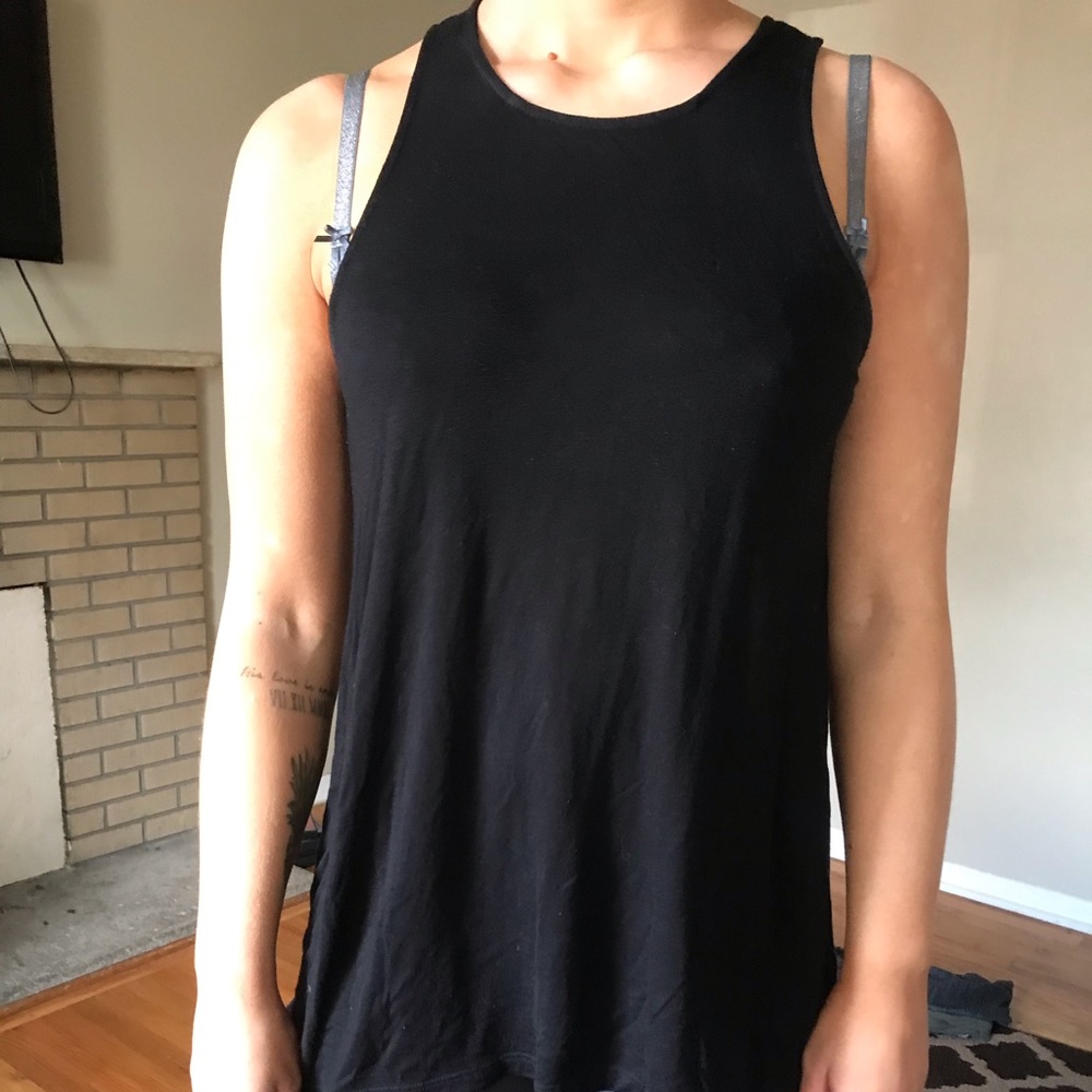 High neck tank top